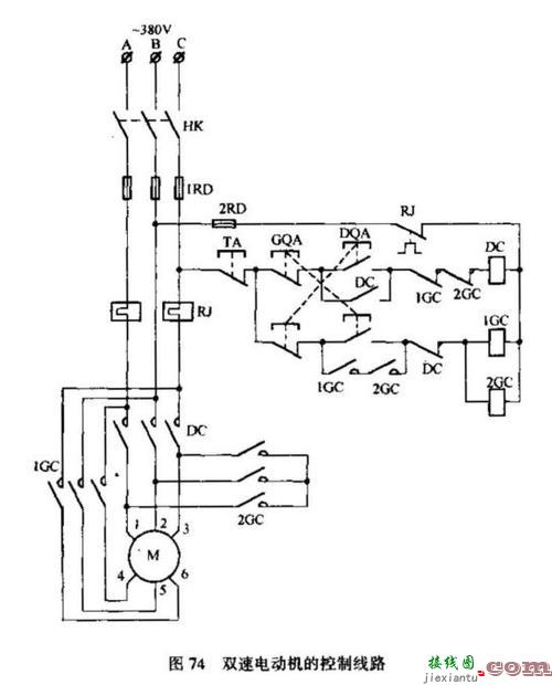 电动机原理图，三相异步电动机原理图  第1张