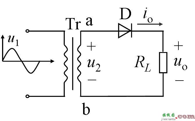 半波整流电路，半波整流电路图  第1张