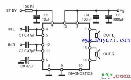tda7377功放电路图，tda7377功放电路图各脚电压  第3张