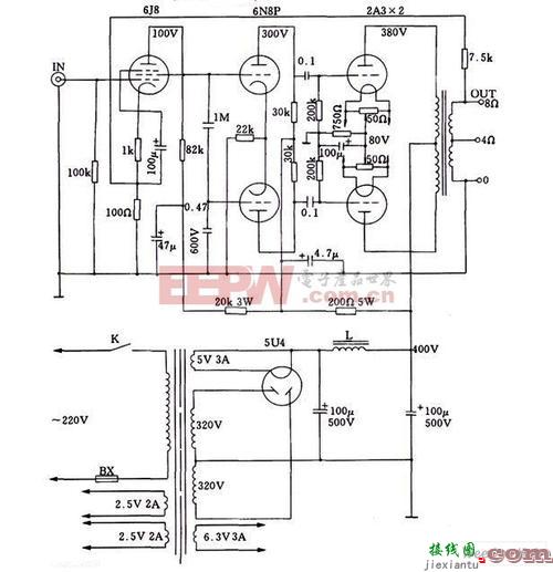 807电子管单端功放，807电子管单端功放电路图  第5张