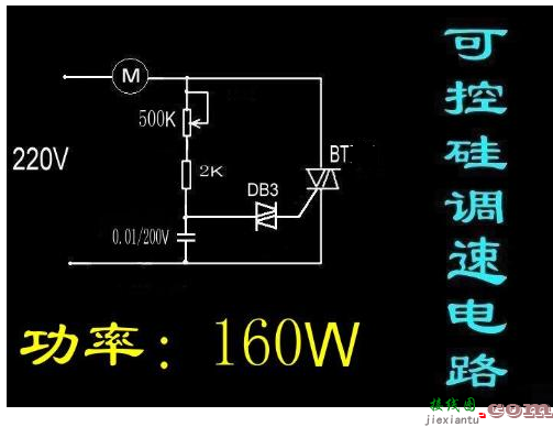 双向可控硅调压电路，双向可控硅调压电路图  第1张