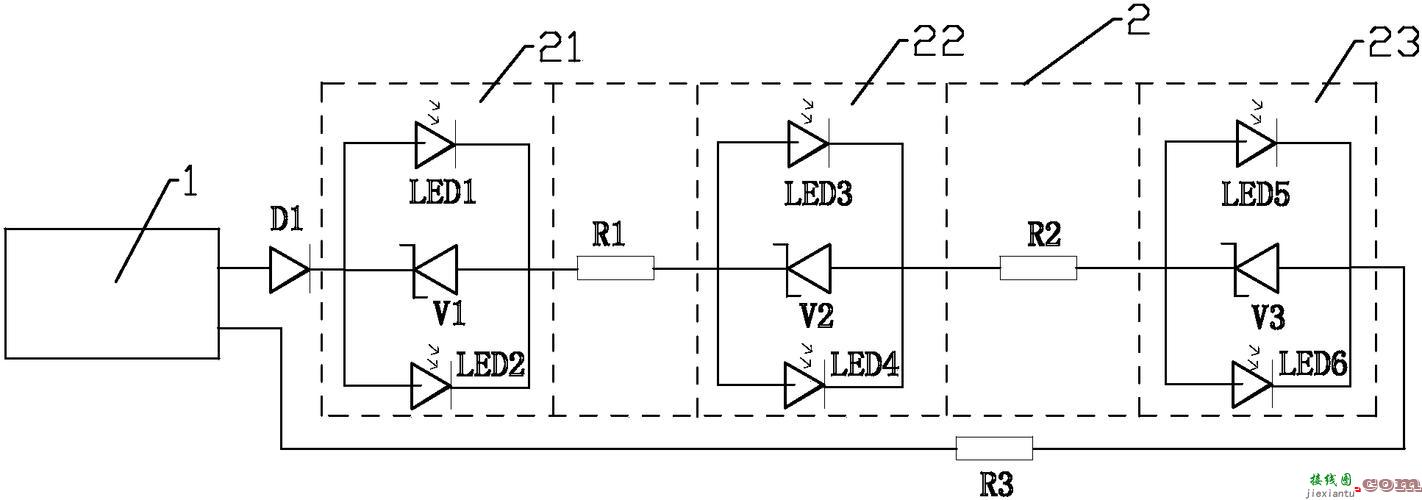 led灯电路，led灯电路图原理图解  第3张