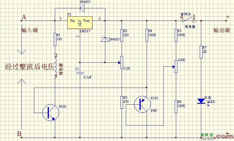 可调稳压电源电路图，lm317可调稳压电源电路图  第1张
