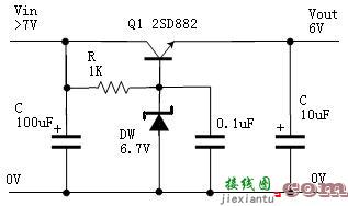 7805稳压电源电路图，7805稳压电源电路图5v  第1张