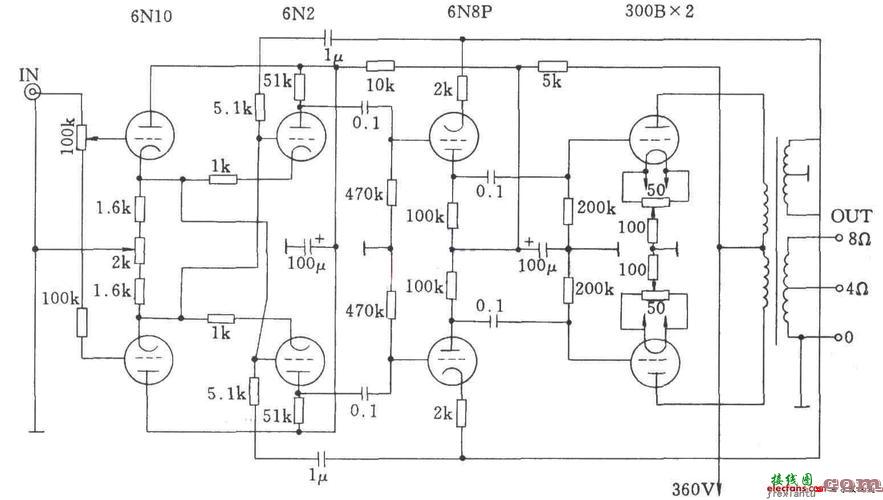 电子管功放电路图，电子管功放电路图大全  第1张
