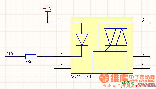 光电耦合器电路图，光电耦合器电路图分析  第1张