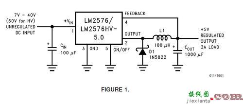 lm2576应用电路，lm2576应用电路图  第1张