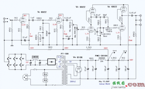 胆机功放电路图，胆机功放电路图大全  第3张