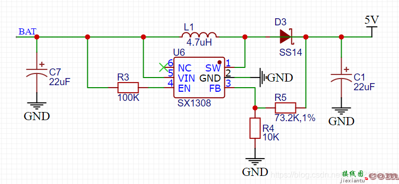 sx1308，sx1308升压电路图  第1张