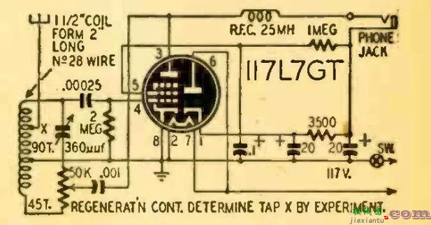 电子管收音机电路图，电子管收音机电路图大全  第1张