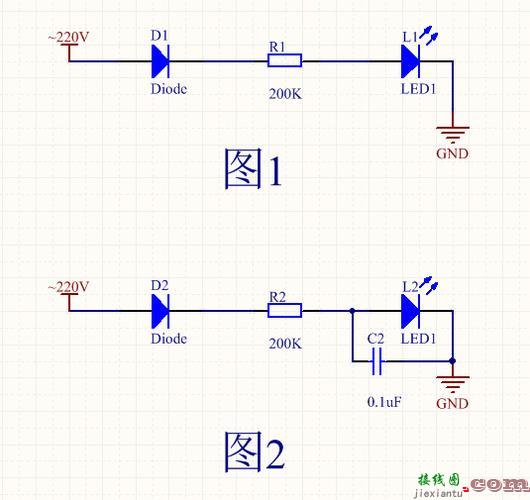 二极管正负极电路图，发光二极管正负极电路图  第3张