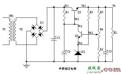 直流稳压电源电路图，tip3055可调电源电路图  第7张