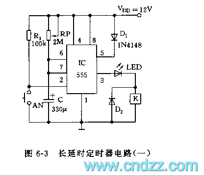 ne555定时器电路图，555定时器经典电路  第5张