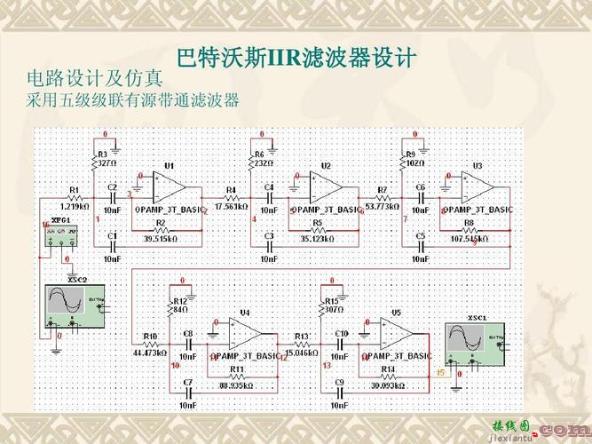 巴特沃斯低通滤波器，四种基本滤波器电路图  第1张