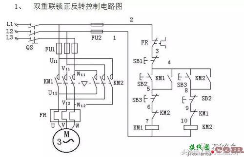 电机正反转控制电路，电机的正反转控制电路  第1张