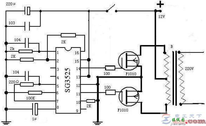 逆变器电路图大全，几种简易逆变电路  第3张