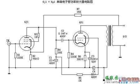 6p1电子管功放电路图，6c12电子管功放电路图  第1张