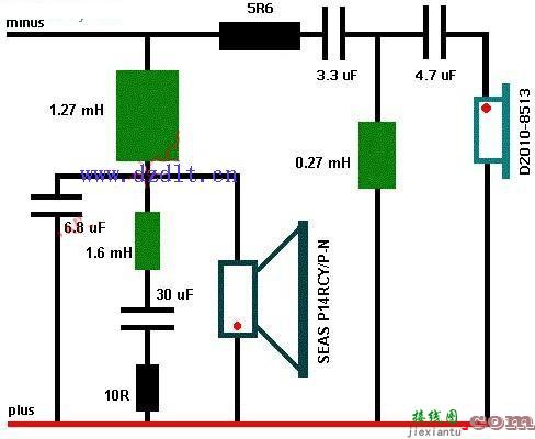 音箱分频器电路图，音箱分频器设计与制作  第5张