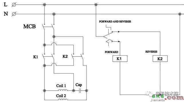 单相接触器接线图（4个电路图） 第6张