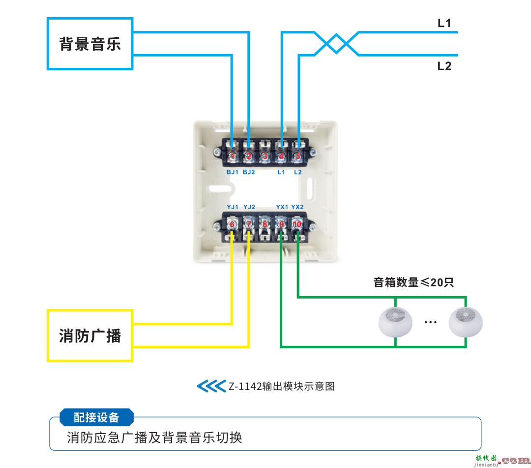 火灾自动报警各子系统接线图  第9张