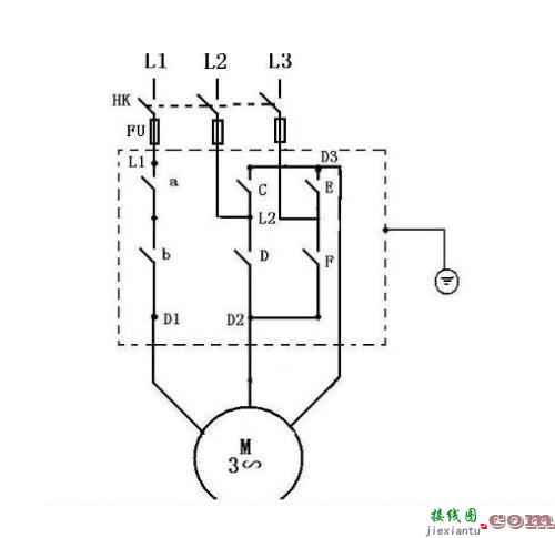 380v倒顺开关接线实图-到顺开关接线图380  第14张