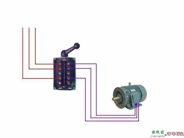 倒顺开关9点接线图380v-到顺开关接线图380  第19张