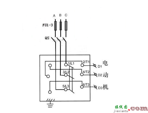 380v倒顺开关接220v图-到顺开关接线图380  第12张