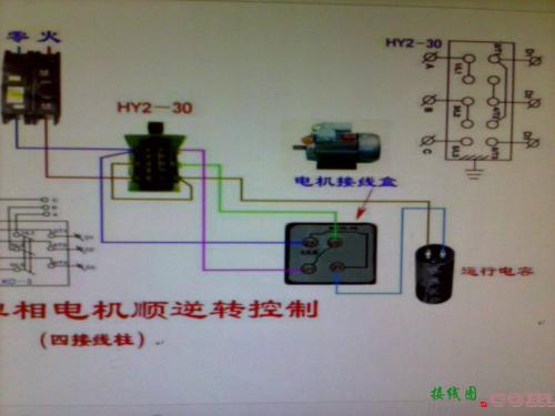 单相双电容电动机接法-单相电机电容接线图  第3张