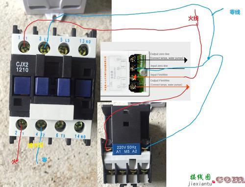 水泵电容器的接法图-单相电机电容接线图  第9张