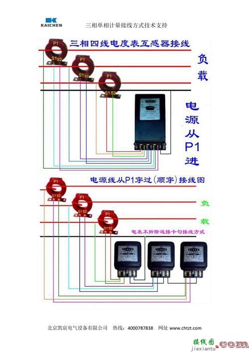 220v家用电表安装视频-单相电机电容接线图  第9张