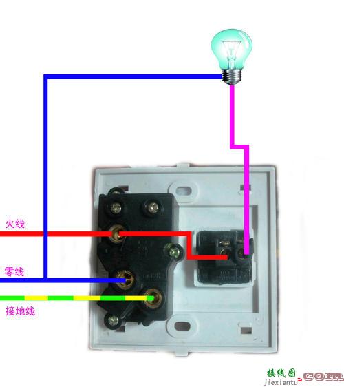 单控电灯开关接线图-220v变24v开关电源接线  第2张