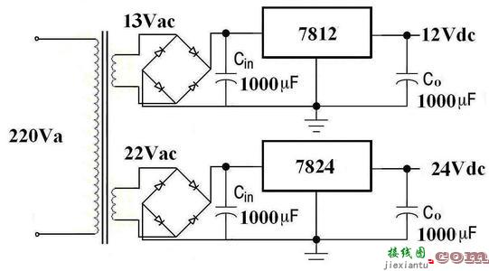 220v转24v直流接线图解-220v变24v开关电源接线  第3张