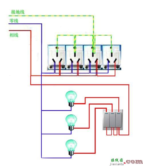 家用灯泡怎么接线图解-两个灯泡串联电路图  第8张