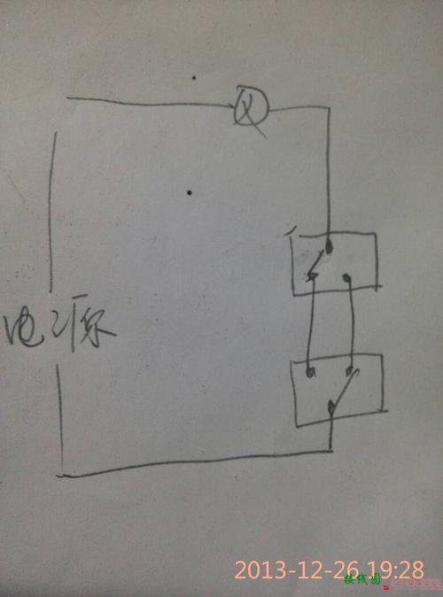 两个开关控制一盏灯-三个开关控制一个灯接线图  第8张