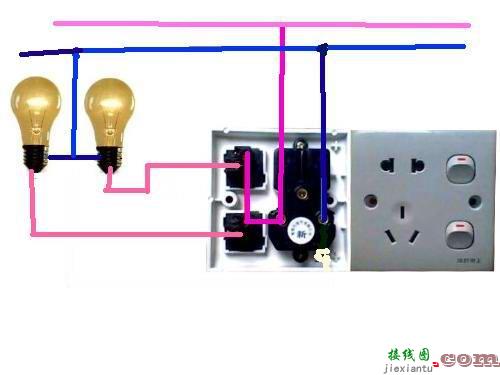 接触器带灯按钮接线图-带指示灯的开关接线图  第17张