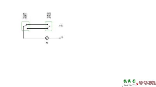 三开关控一盏灯接线图-三个开关控制一个灯接线图  第10张