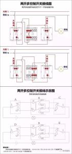 三相红绿二按钮开关接线图-按钮开关接线图实物图  第2张