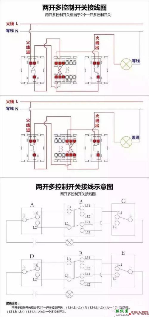 三相红绿二按钮开关接线图-按钮开关接线图实物图  第5张