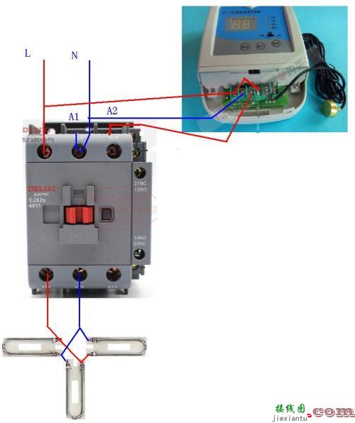 家用接触器接线图220v-220v接触器接线图  第10张