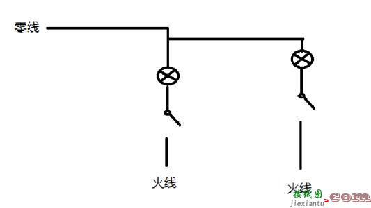 一灯双控开关电路图-3个开关控制1灯接线图  第10张