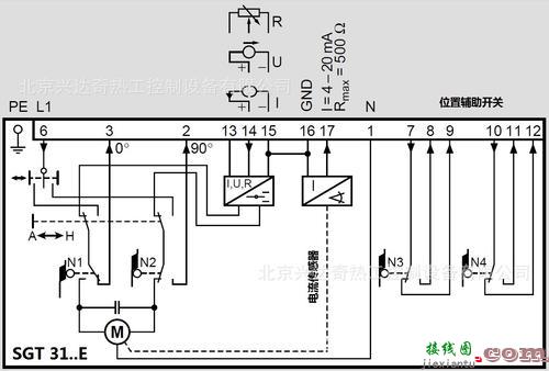 24v执行器6线接线图-220v压力开关接线图  第4张