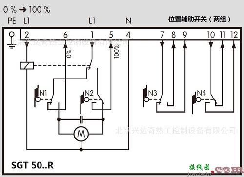 24v执行器6线接线图-220v压力开关接线图  第7张