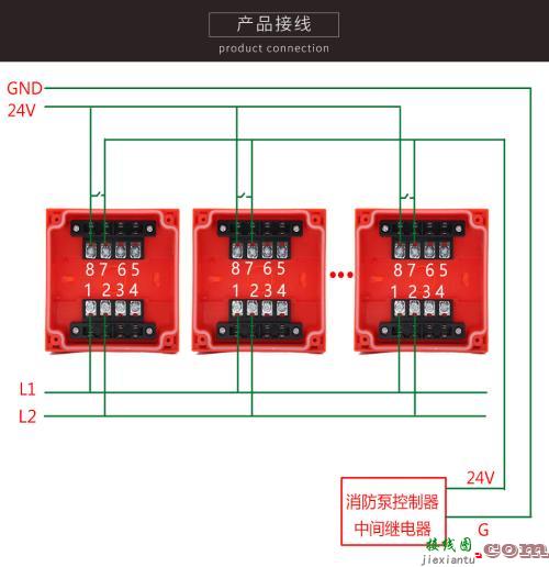 双空开关接线图视频-接触器带指示灯接线图  第5张