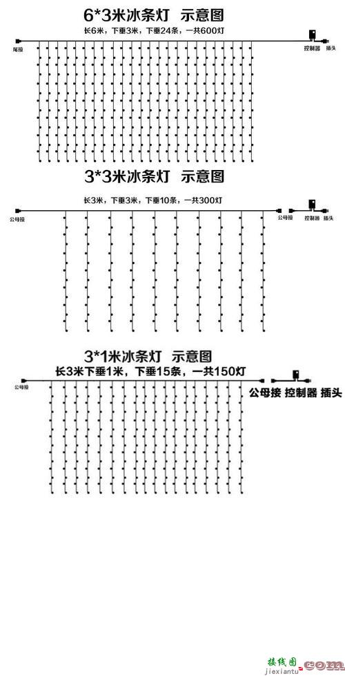 一灯一控开关接线图解-220v电灯串联实物图  第8张