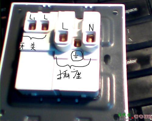 1开5孔开关插座接线图-220v压力开关接线图  第6张