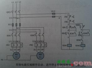 点动启动停止线路图-启动停止按钮接线图  第1张