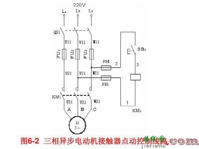 点动启动停止线路图-启动停止按钮接线图  第5张