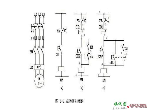 点动启动停止线路图-启动停止按钮接线图  第2张