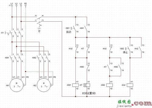 点动启动停止线路图-启动停止按钮接线图  第8张