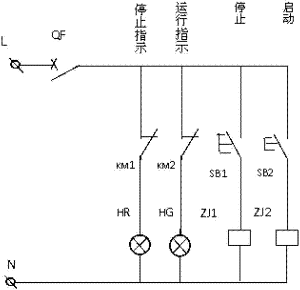 点动启动停止线路图-启动停止按钮接线图  第9张